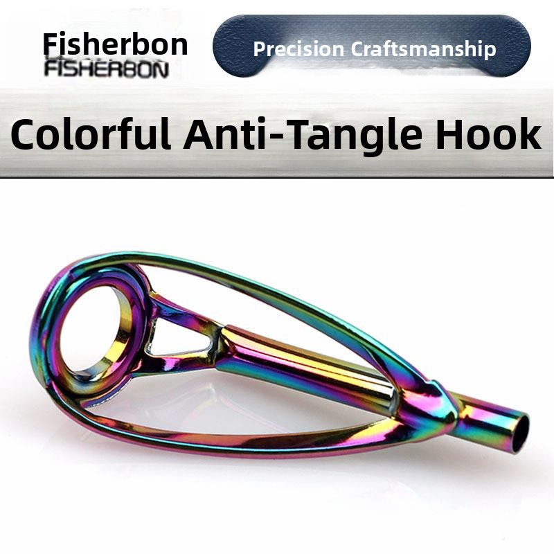 Fishing Rod Travel - Anti-Tangle Top Ring Sharp Ring Angelrute