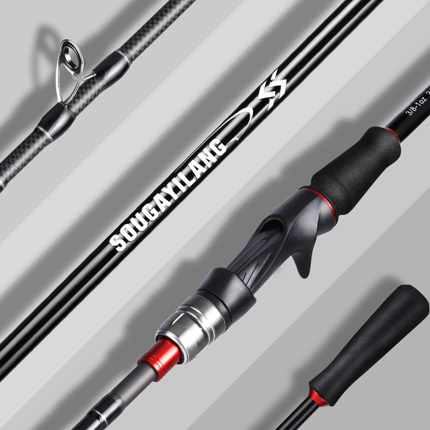 Sougayilang Köder Angelrute 1, – Fishing Rod Surf Bewertung und Preis
