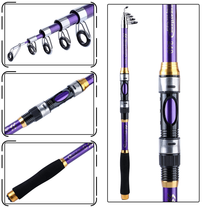 Sougayilang 4 Farben Teleskop  – Fishing Rod Surf Bewertung und Preis